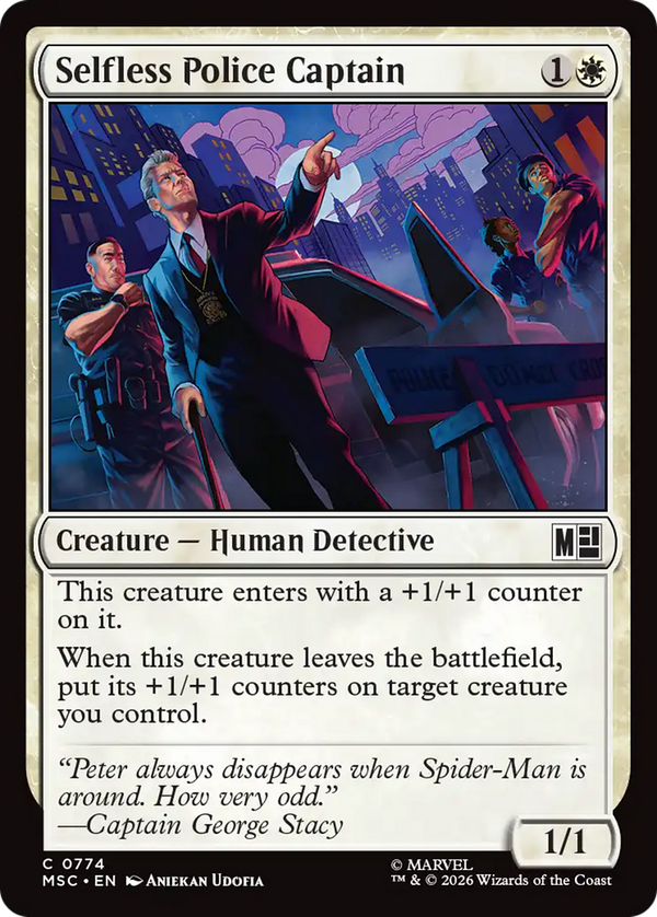 Selfless Police Captain (msc)