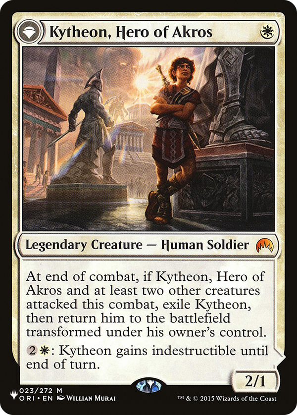Kytheon, Hero of Akros // Gideon, Battle-Forged (plst)