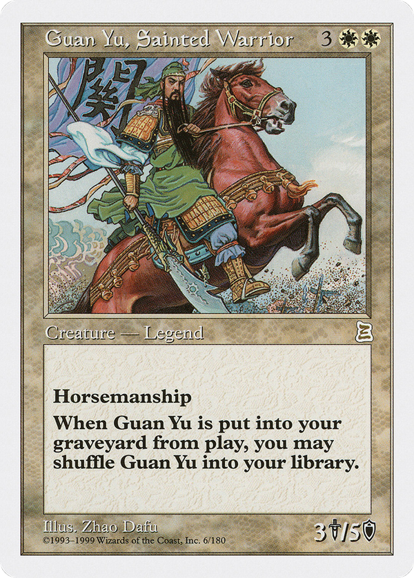 Guan Yu, Sainted Warrior (ptk)