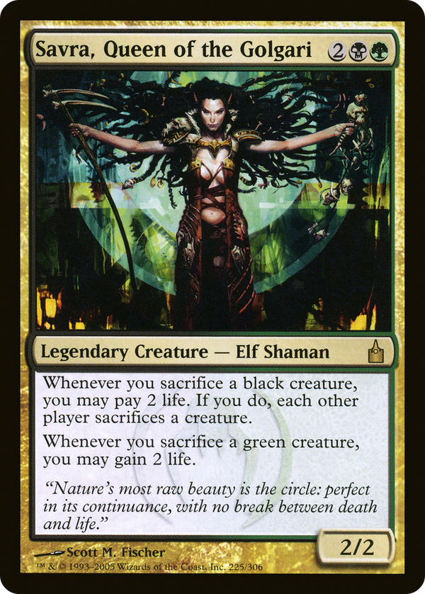 Savra, Queen of the Golgari (rav)