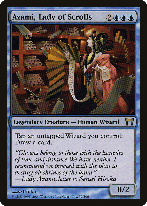 Azami, Lady of Scrolls (chk)
