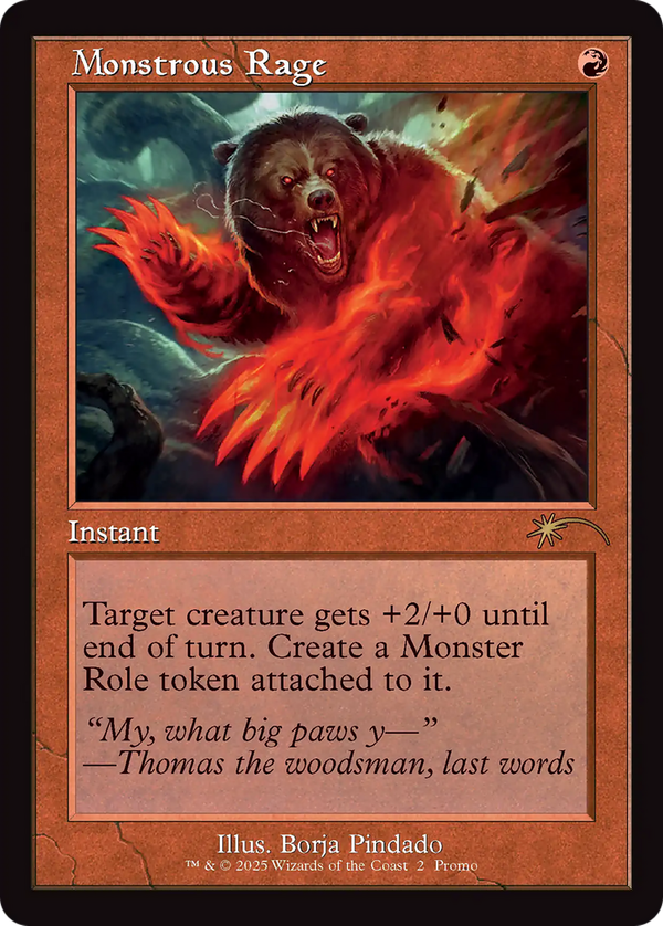 Monstrous Rage (pw25)