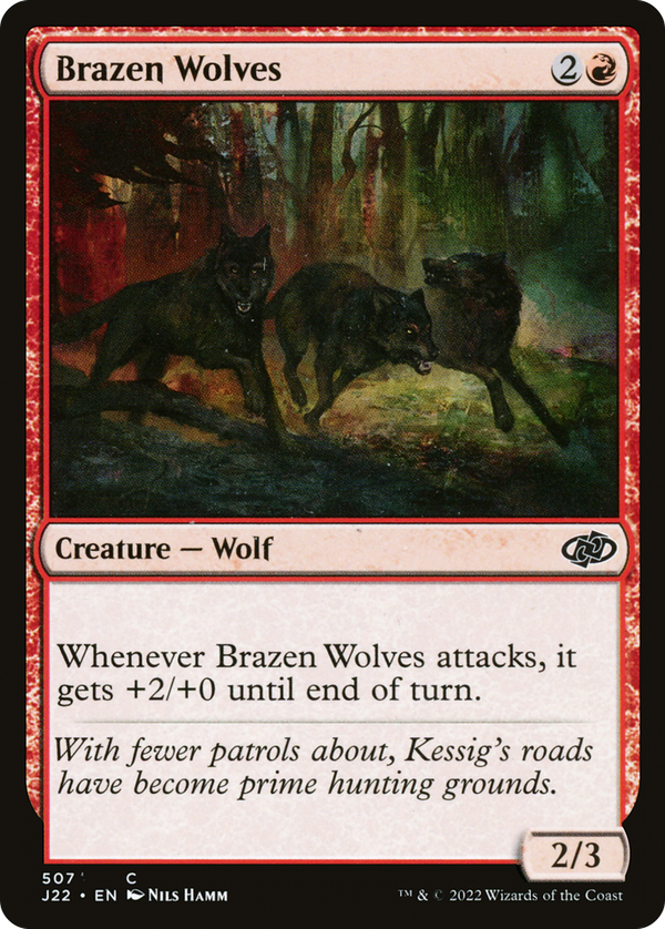 Brazen Wolves (j22)