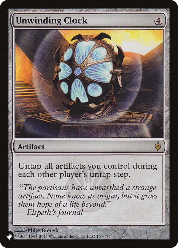 Unwinding Clock (plst)