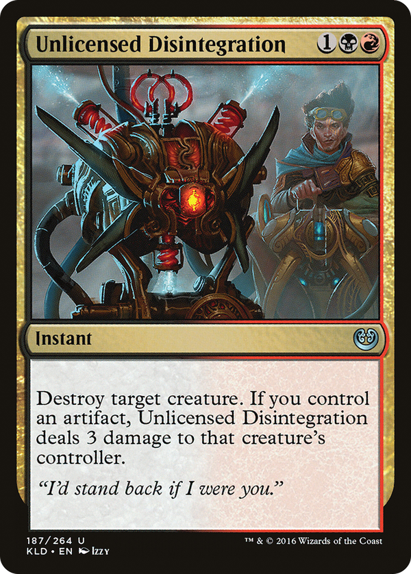 Unlicensed Disintegration (kld)