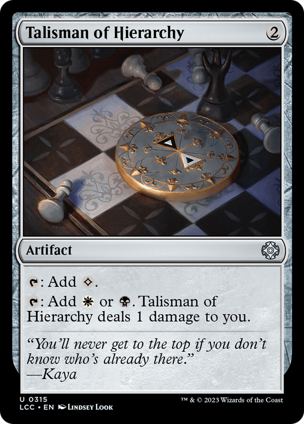 Talisman of Hierarchy (lcc)