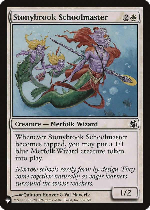 Stonybrook Schoolmaster (plst)