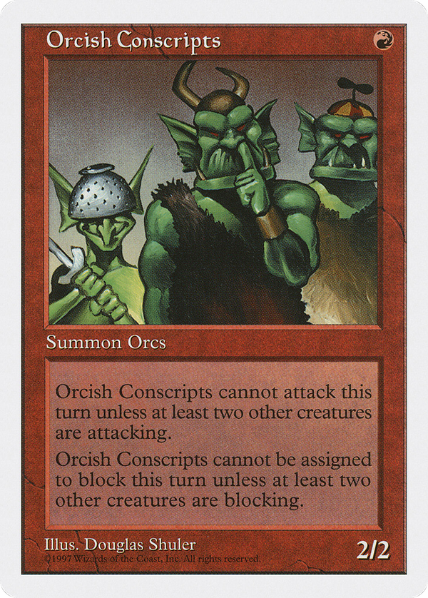 Orcish Conscripts (5ed)