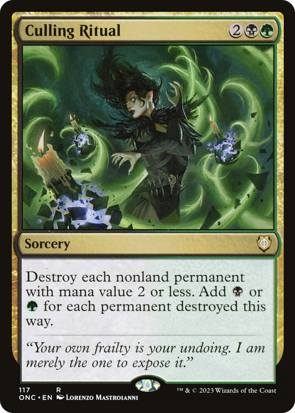 Culling Ritual (onc)