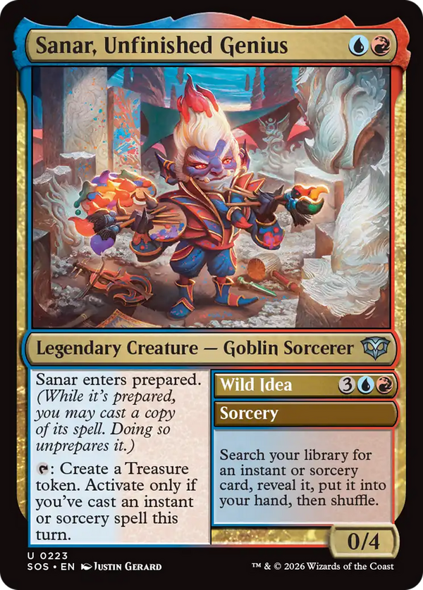 Sanar, Unfinished Genius // Wild Idea (sos)