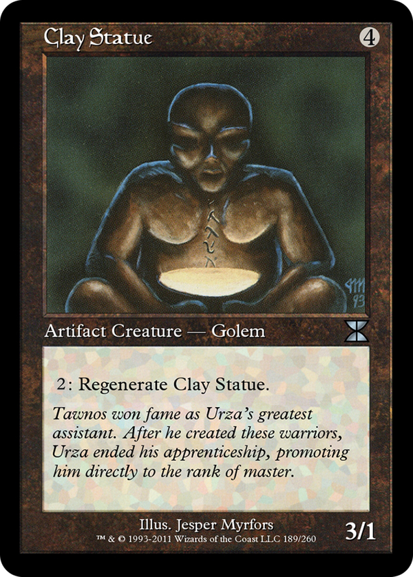 Clay Statue (me4)