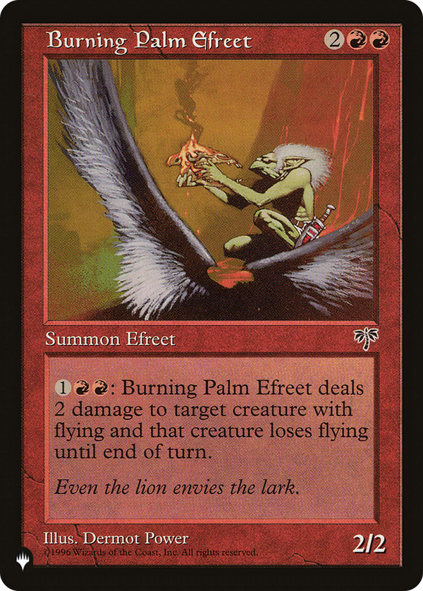Burning Palm Efreet (plst)