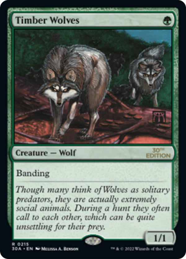 Timber Wolves (30a)