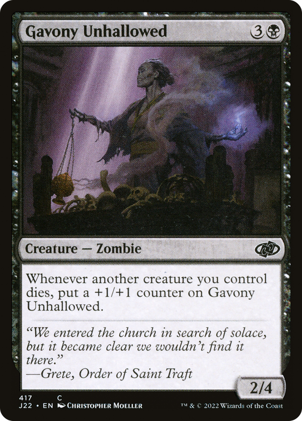 Gavony Unhallowed (j22)