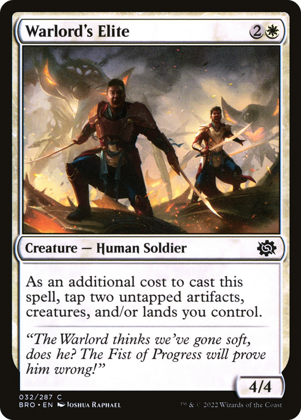 Warlord's Elite (bro)