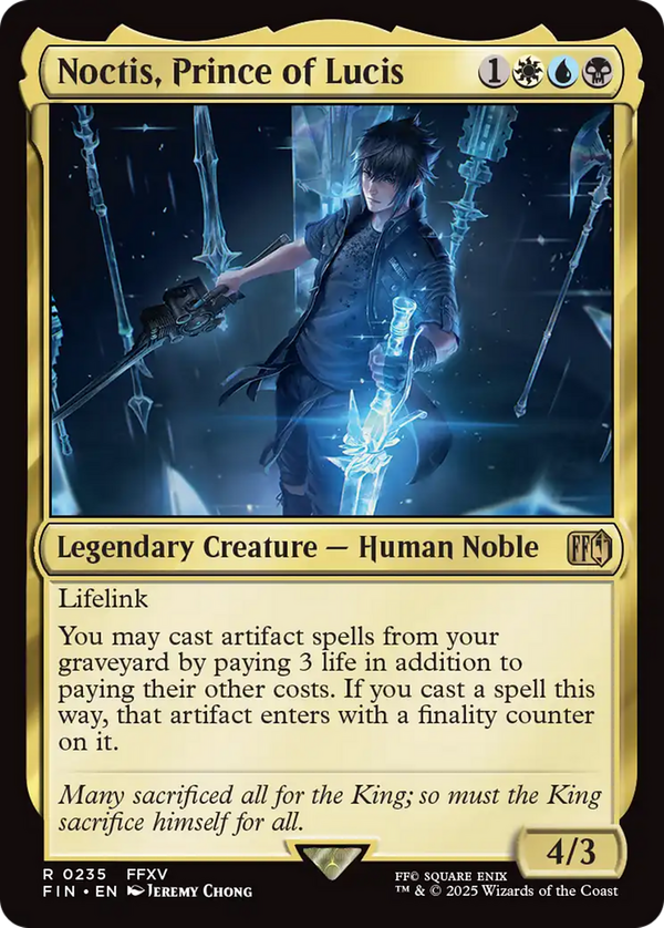 Noctis, Prince of Lucis (fin)