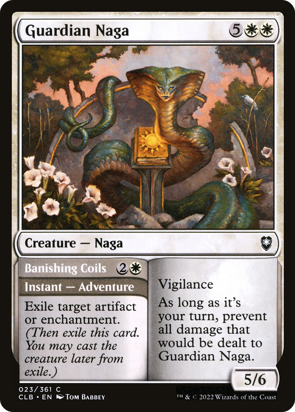 Guardian Naga // Banishing Coils (clb)