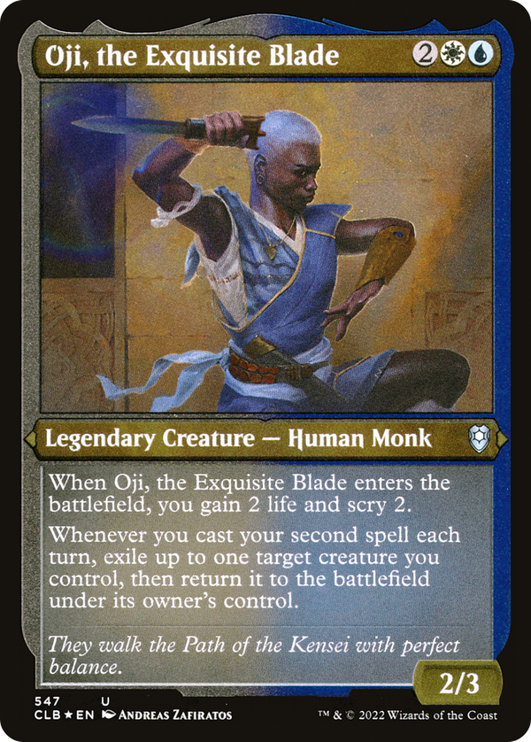 Oji, the Exquisite Blade (clb)