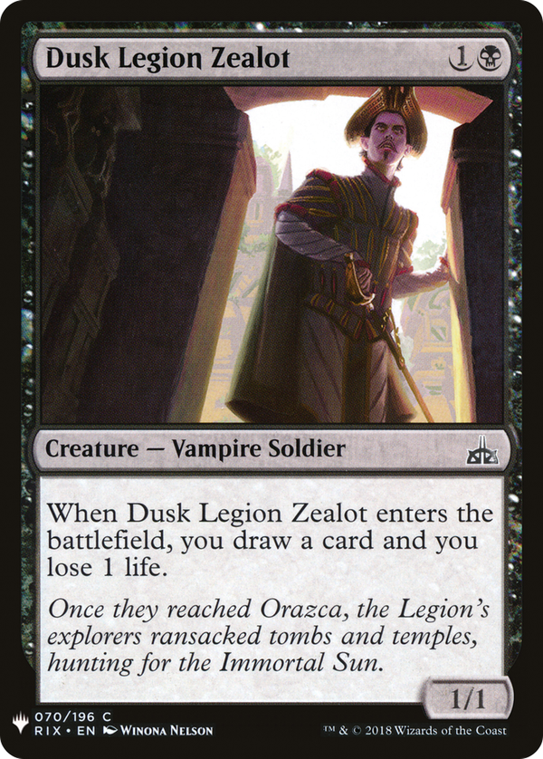 Dusk Legion Zealot (plst)