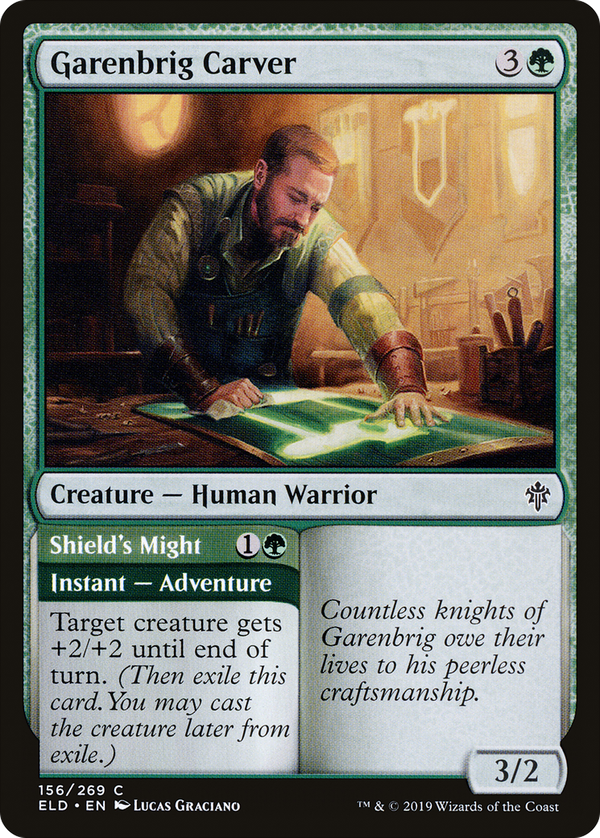 Garenbrig Carver // Shield's Might (eld)