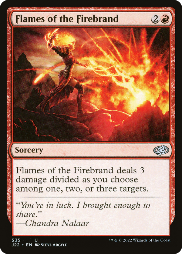 Flames of the Firebrand (j22)