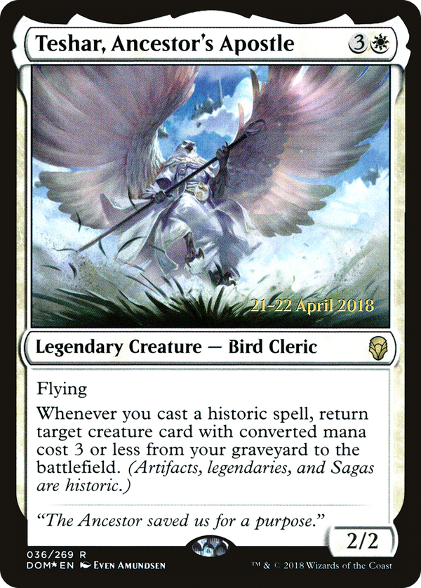 Teshar, Ancestor's Apostle (pdom)