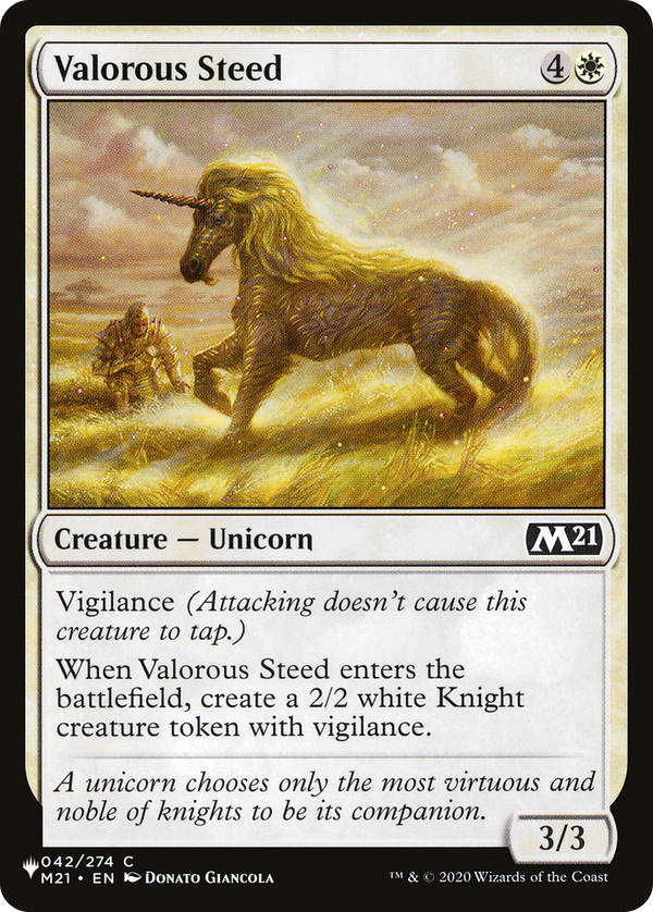 Valorous Steed (plst)