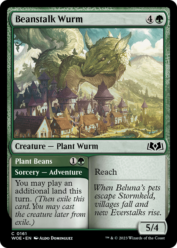Beanstalk Wurm // Plant Beans (woe)