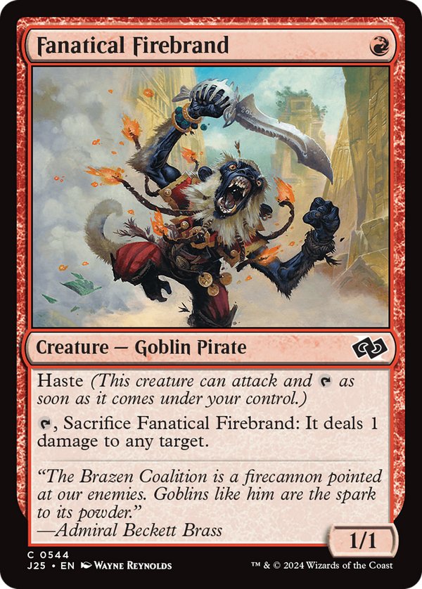 Fanatical Firebrand (j25)