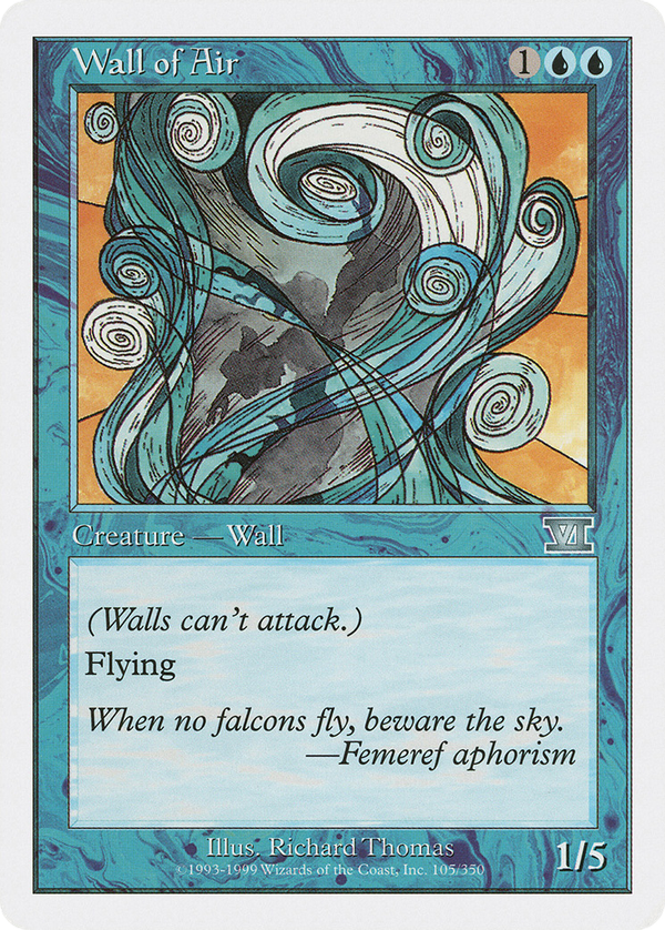 Wall of Air (6ed)