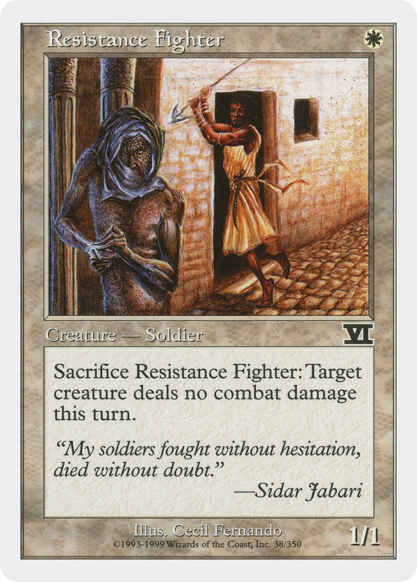 Resistance Fighter (6ed)