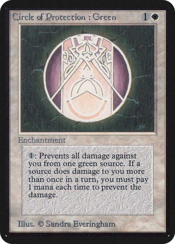 Circle of Protection: Green (lea)