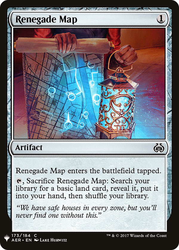 Renegade Map (plst)
