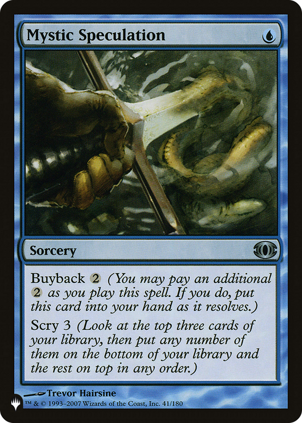 Mystic Speculation (plst)