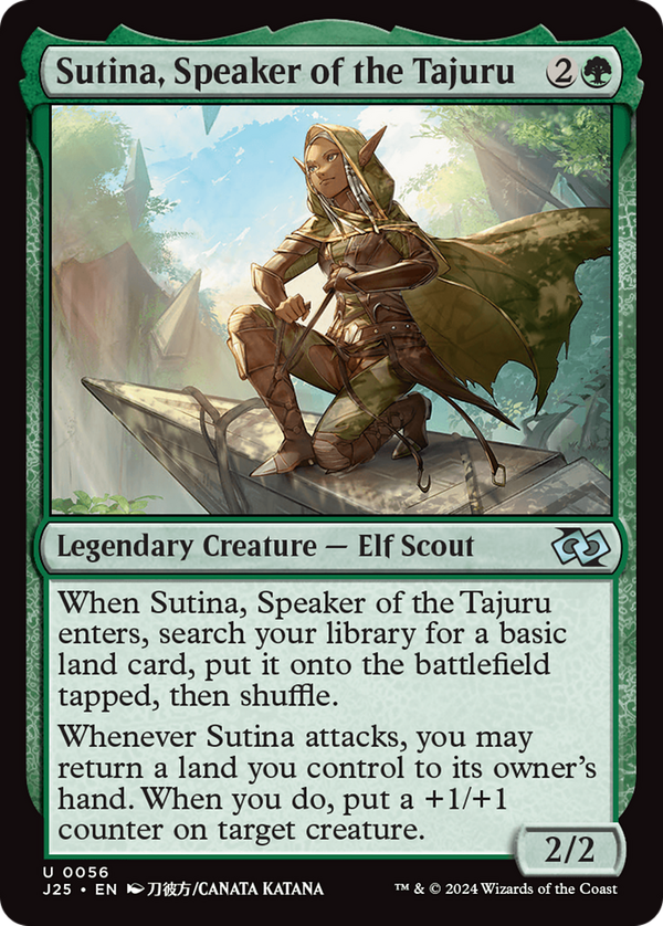 Sutina, Speaker of the Tajuru (j25)