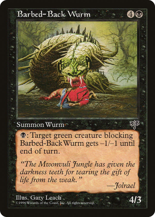Barbed-Back Wurm (mir)