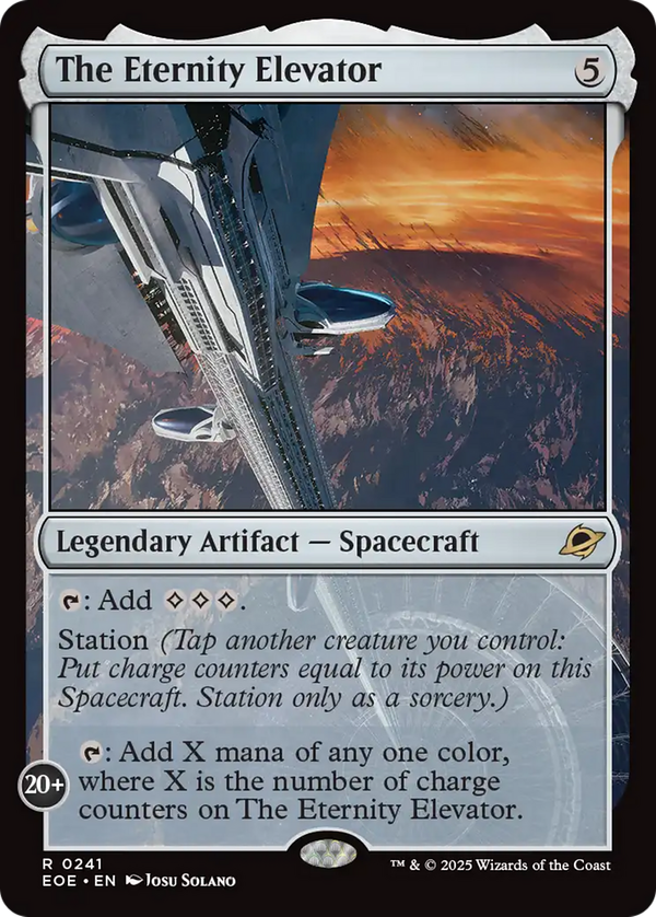 The Eternity Elevator (eoe)