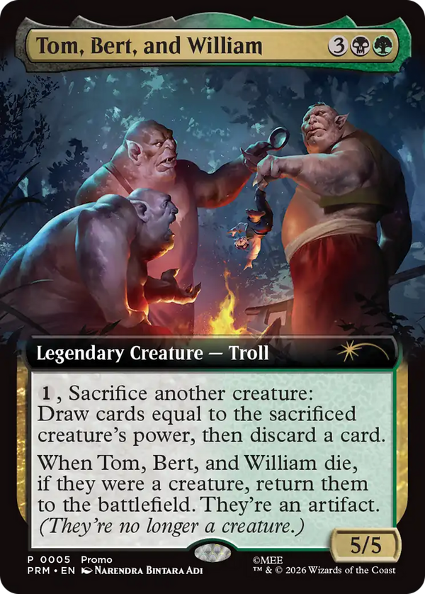 Tom, Bert, and William (purl)
