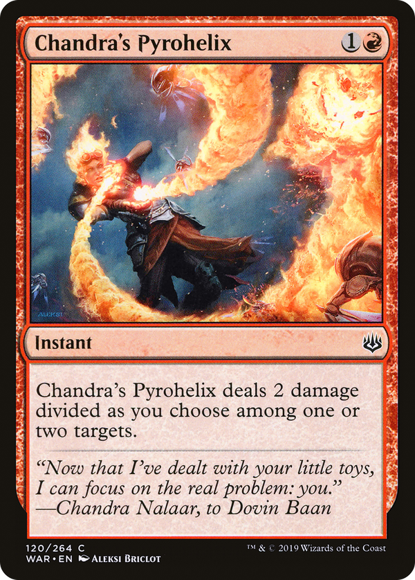 Chandra's Pyrohelix (war)