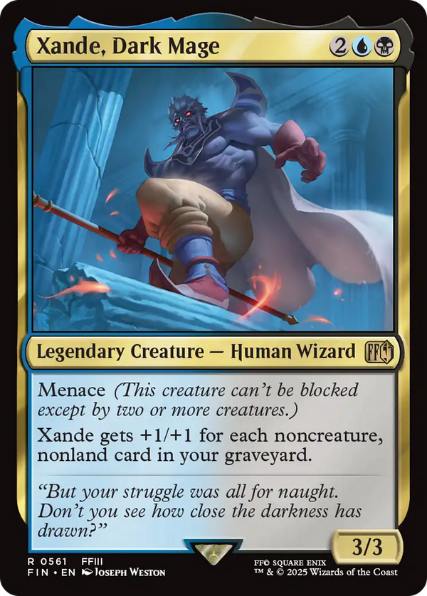 Xande, Dark Mage (fin)