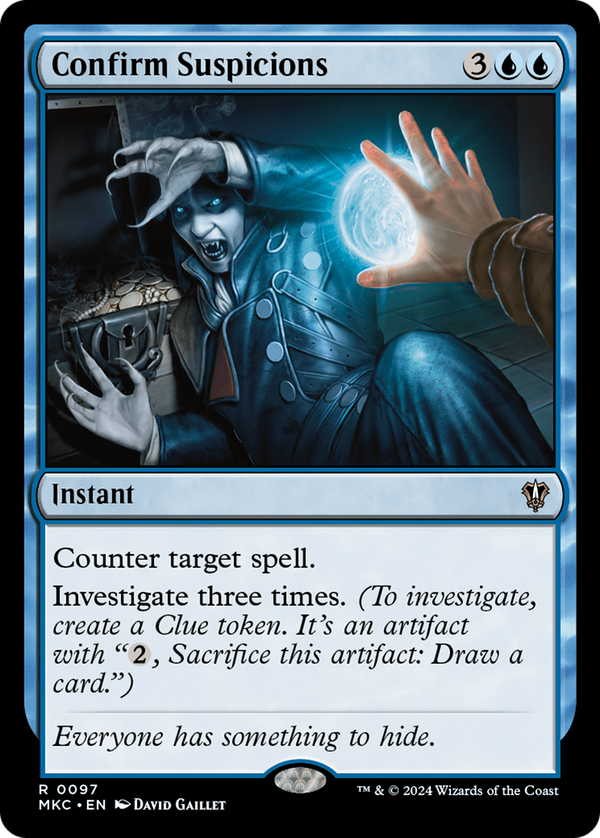 Confirm Suspicions (mkc)