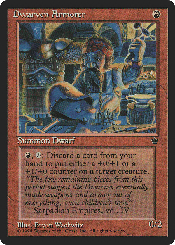 Dwarven Armorer (fem)