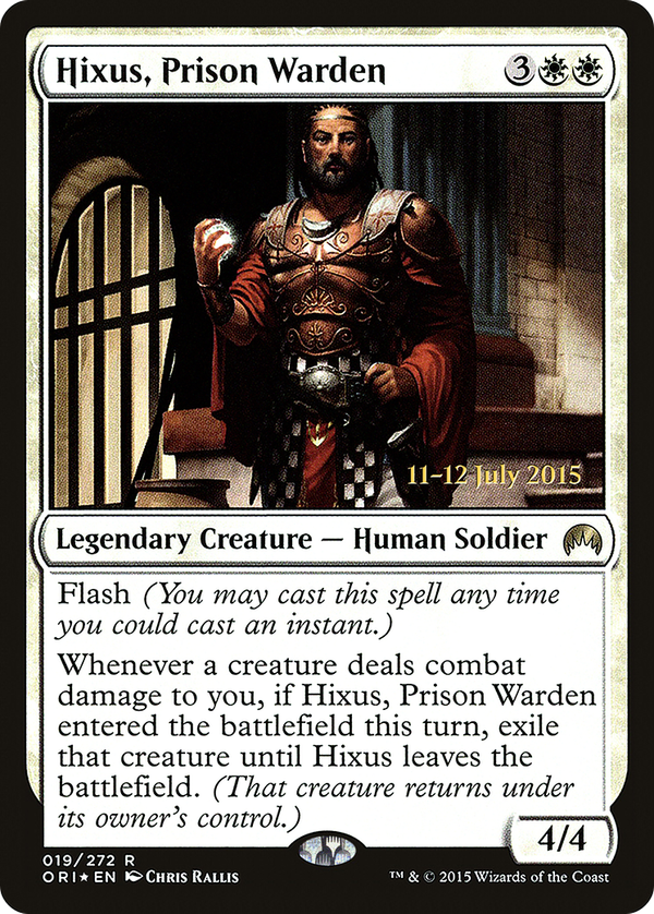 Hixus, Prison Warden (pori)