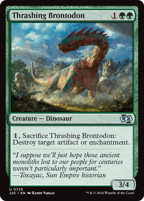 Thrashing Brontodon (j25)