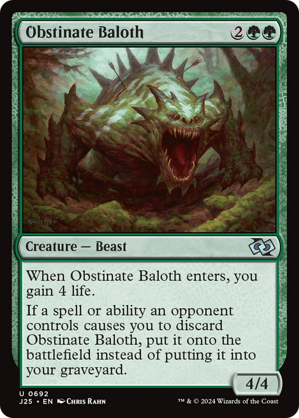 Obstinate Baloth (j25)