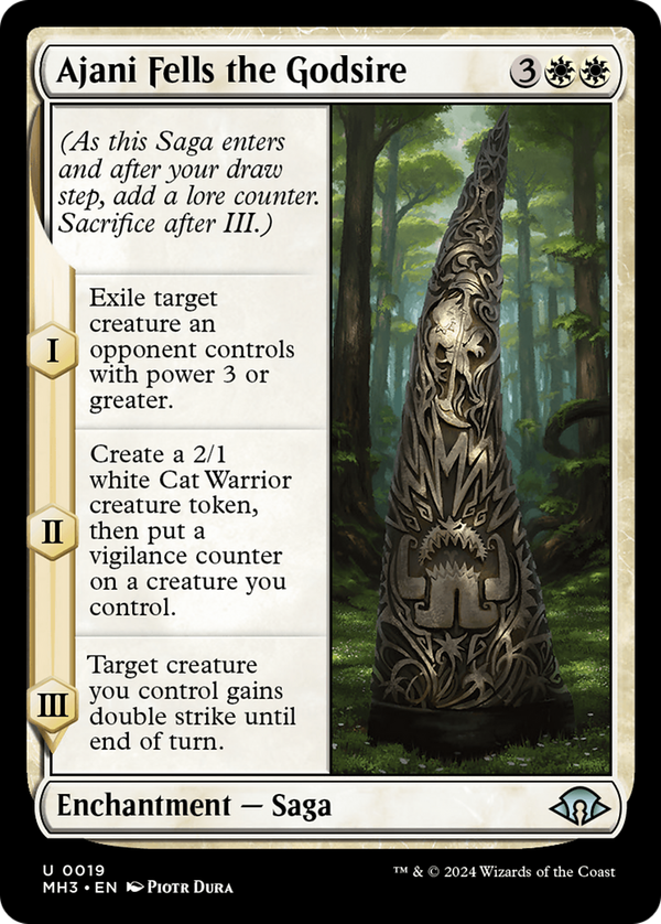 Ajani Fells the Godsire (mh3)