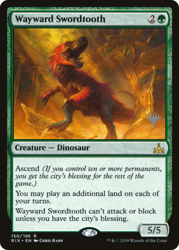 Wayward Swordtooth (prix)