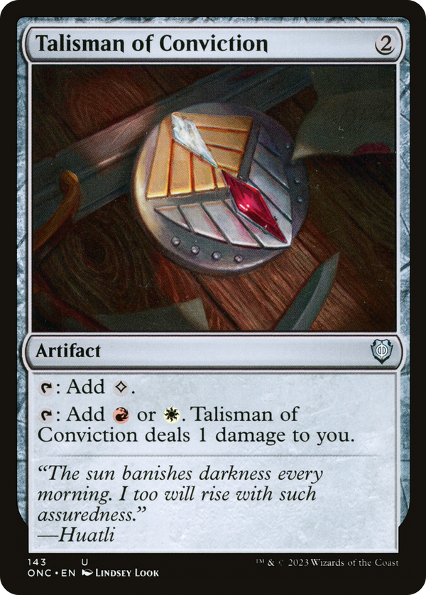 Talisman of Conviction (onc)
