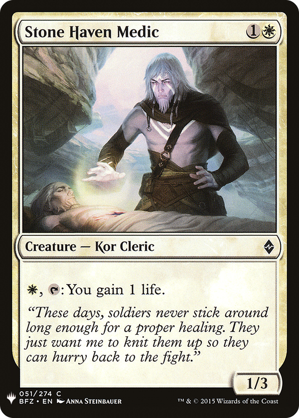Stone Haven Medic (plst)