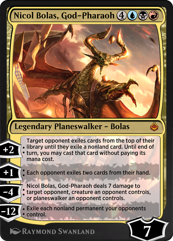 Nicol Bolas, God-Pharaoh (akr)